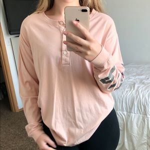 PINK long sleeve shirt✨